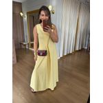 VESTIDO MALHA DE ALGODÃO VITORIA - AMARELO
