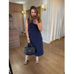 VESTIDO MALHA DE ALGODÃO JOANA - AZUL