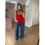 REGATA EM TRICO MODAL - VERMELHA