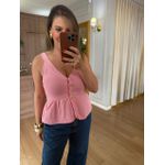 REGATA EM TRICO MODAL - ROSA