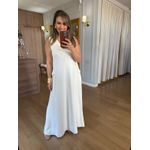 VESTIDO FRIDA EM MOLETINHO COM PRESPONTO - OFF