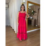 VESTIDO RENDA BUSTO - VERMELHO