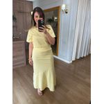CONJUNTO MALHA DE ALGODÃO PALOMA -AMARELO MANTEIGA