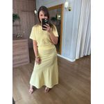 CONJUNTO MALHA DE ALGODÃO PALOMA -AMARELO MANTEIGA