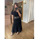 CONJUNTO MALHA DE ALGODÃO PALOMA - PRETO