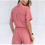 CONJUNTO SHORT EM LIOCEL - ALINE MARROM 