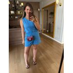 CONJUNTO MOLETINHO SHORT E REGATA - ESTER AZUL