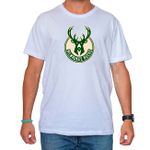 Camiseta Milwaukee Bucks Branca