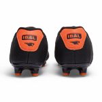 Chuteira de Couro Classic Adulto Trave Campo - Preto/Laranja