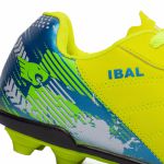 Chuteira Cyclone Trave Campo Adulto Profissional - Amarelo/Verde