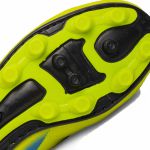 Chuteira Cyclone Trave Campo Adulto Profissional - Amarelo/Verde