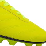 Chuteira Cyclone Trave Campo Adulto Profissional - Amarelo/Verde