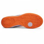 Chuteira Cyclone Futsal Adulto - Laranja Neon/Azul
