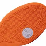 Chuteira Cyclone Futsal Adulto - Laranja Neon/Azul