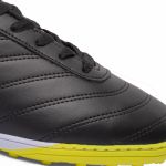 Chuteira Cyclone Society Adulto - Preto/Amarelo