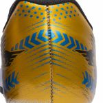 Chuteira Cyclone Profissional Society Borracha - Branco/Dourado