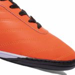 Chuteira Cyclone Futsal Adulto - Laranja/Preto