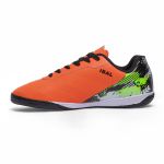 Chuteira Cyclone Futsal Adulto - Laranja/Preto