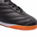 Chuteira Cyclone Futsal Infantil - Preto/laranja
