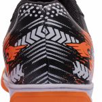 Chuteira Cyclone Futsal Infantil - Preto/laranja