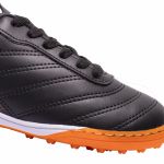 Chuteira Cyclone Society Infantil - Preto/Laranja