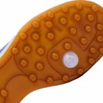 Chuteira Cyclone Society Infantil - Azul/Laranja/Prata
