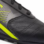 Chuteira Defender Society Adulto - Preto/Amarelo