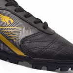Chuteira Defender Society Adulto - Preto/Dourado