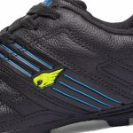 Chuteira Elite Society Adulto - Preto/Azul/Amarelo