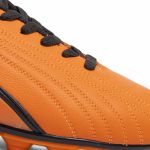 Chuteira Just Go Campo Adulto - Laranja/Preto 