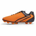 Chuteira Just Go Campo Adulto - Laranja/Preto 
