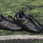 Chuteira Panther ll Society Adulto - Preto/Laranja 