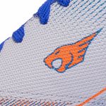 Chuteira Point Futsal Adulto - Branco/Azul/Laranja