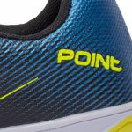 Chuteira Point Society Adulto - Preto/Azul/Amarelo