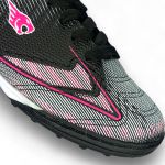 Chuteira Point Society Infantil - Preto/Branco/Pink