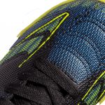 Chuteira Point Society Infantil - Preto/Azul/Amarelo