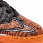 Chuteira Point Society Infantil - Preto/Laranja/Prata