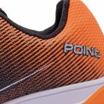 Chuteira Point Society Infantil - Preto/Laranja/Prata