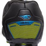 Chuteira Salt Couro Legitimo Trave Campo Adulto - Preto/Amarelo/Azul