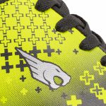 Chuteira Trave Campo SOFT+ Adulto - Preto/Amarelo Neon