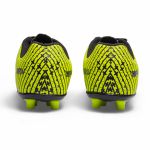 Chuteira Trave Campo SOFT+ Adulto - Preto/Amarelo Neon