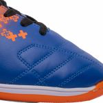 Chuteira Futsal SOFT+ Adulto - Azul/Laranja Neon