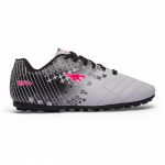 Chuteira Society Soft+ Solado de Borracha Adulto - Branco/Preto