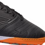  Chuteira Victory Society Adulto PVC - Preto/Laranja
