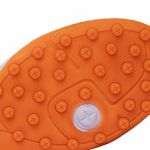  Chuteira Victory Society Adulto PVC - Preto/Laranja