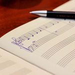 COMBO: 3x Caderno Pautado de Caligrafia Musical