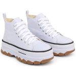 Tênis Cano Alto Lona Star Branco