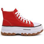 Tênis Cano Alto Lona Star Vermelho