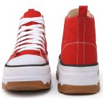 Tênis Cano Alto Lona Star Vermelho