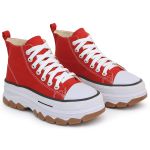 Tênis Cano Alto Lona Star Vermelho